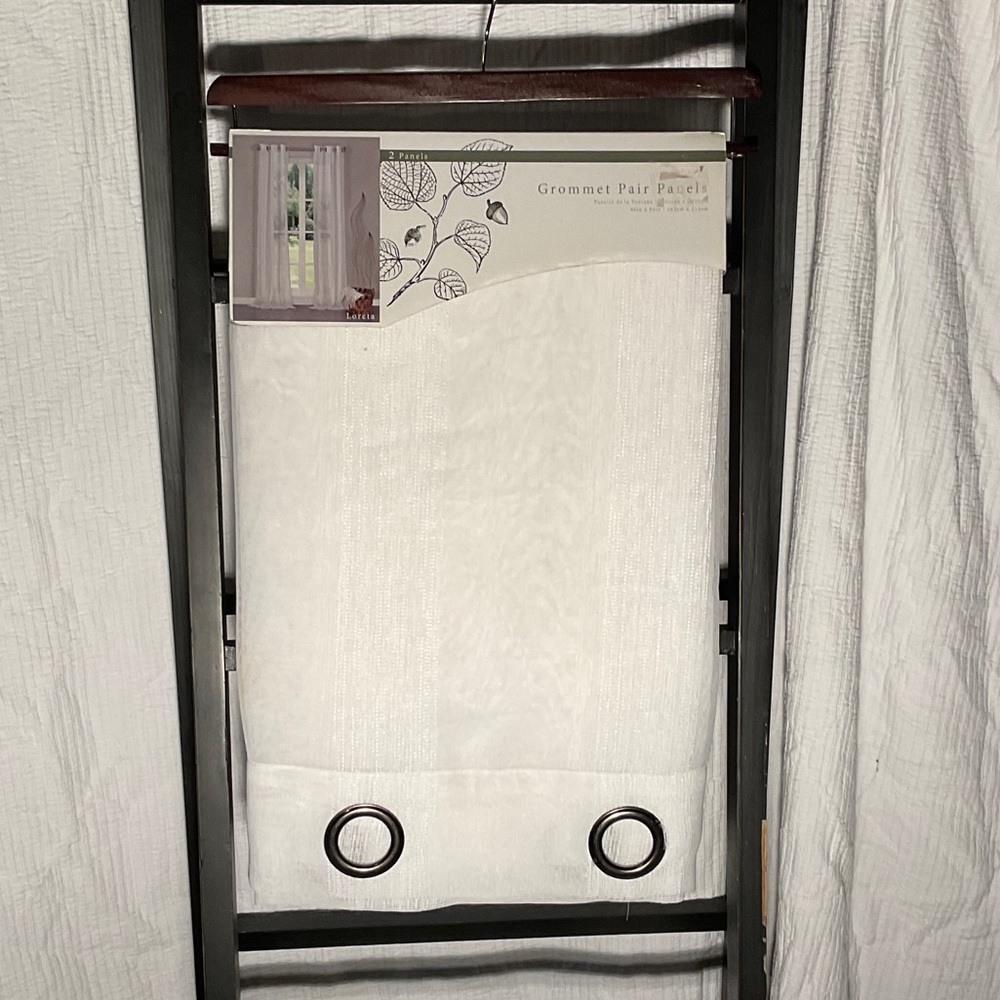 Sophisticated White Grommet Curtains